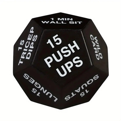 PU Fun and Excitement to Fitness with Fitness Game Dice Fitness Habits Multifunctional Blue