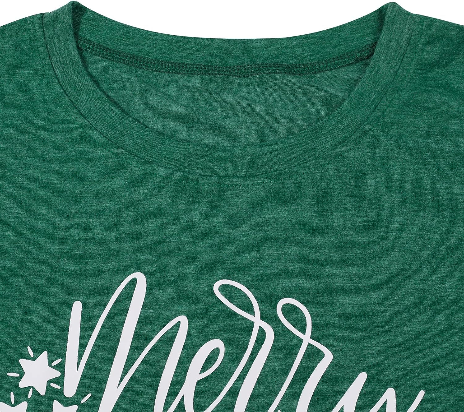 Plus Size Merry Christmas Baseball T-Shirt Women Long Sleeve Holiday Xmas Splicing Tee Tops