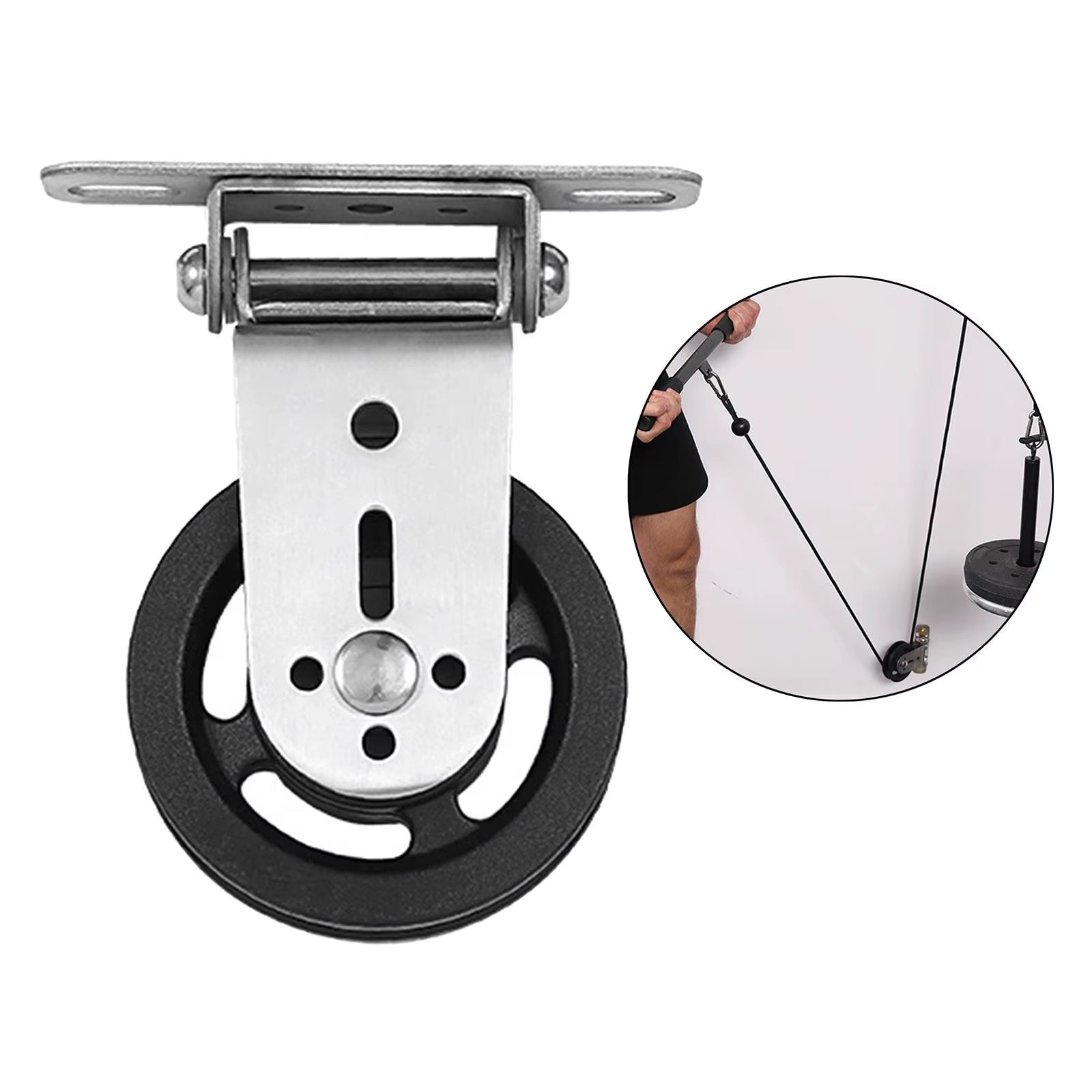 Gym Pulley Silent Nylon Gym Cable Pulley Wheel Diameter 88Mm
